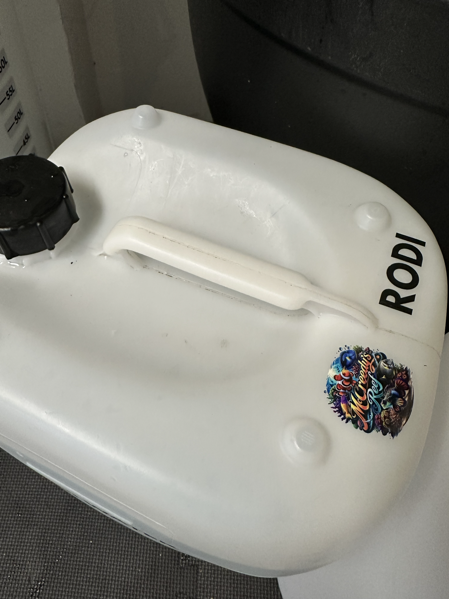 Custom 25L Water Container Stickers